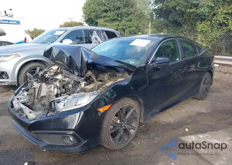 2019 Honda Civic Sport from USA, damaged, VIN 19XFC2F84KE011605